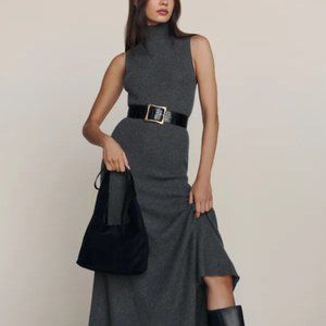 Reformation - Odelia Cashmere Midi Dress (Flannel)